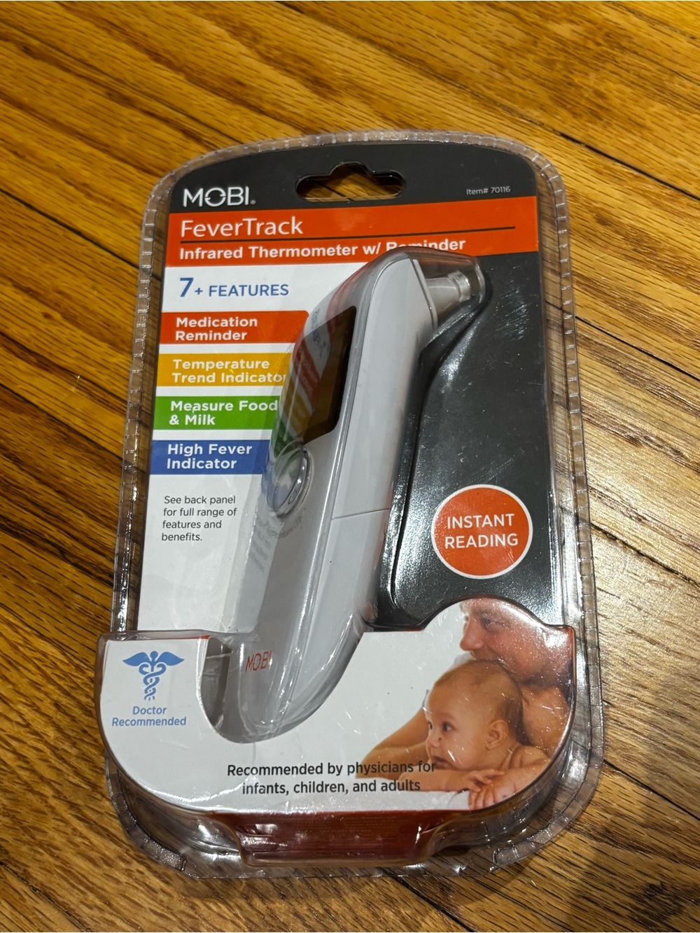Baby FeverTrack Infrared Thermometer - White